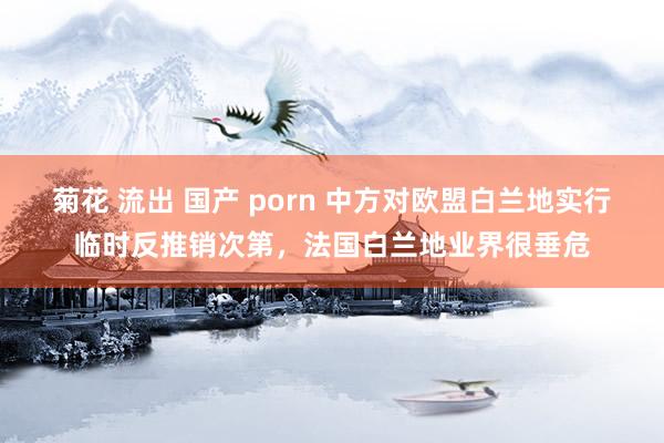 菊花 流出 国产 porn 中方对欧盟白兰地实行临时反推销次第，法国白兰地业界很垂危