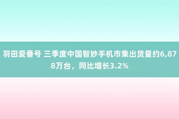 羽田爱番号 三季度中国智妙手机市集出货量约6，878万台，同比增长3.2%