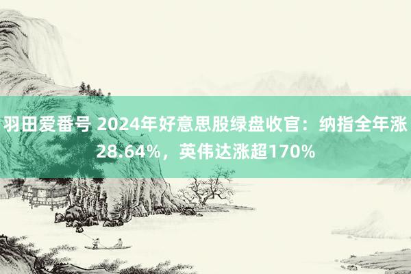 羽田爱番号 2024年好意思股绿盘收官：纳指全年涨28.64%，英伟达涨超170%